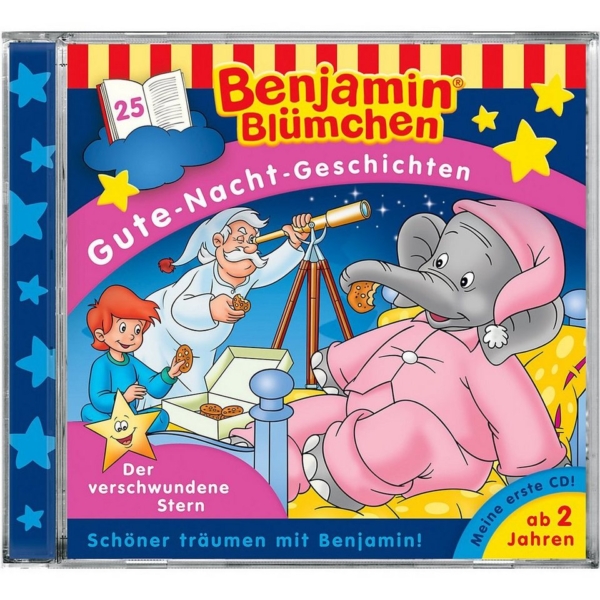 Kiddinx Hörspiel »CD Benjamin Blümchen, Gute-Nacht-Geschichten – Der«