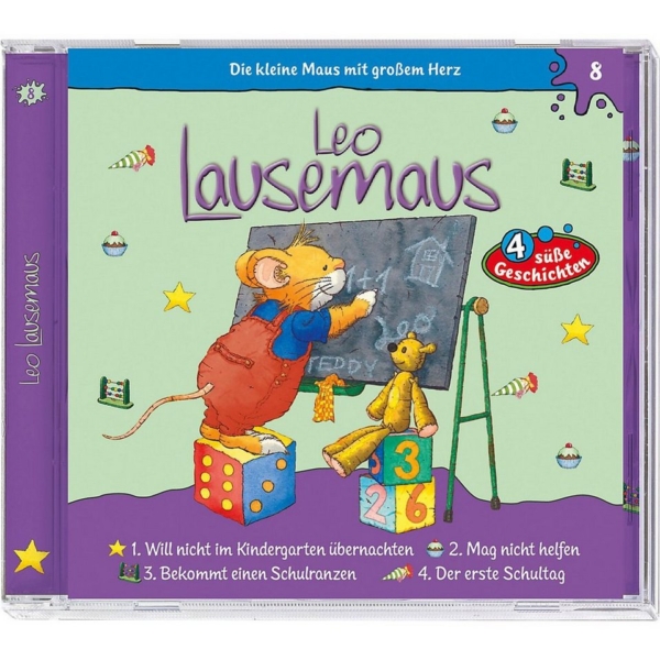 Kiddinx Hörspiel »CD Leo Lausemaus – Folge 8 – Will nicht im«