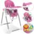 KIDIZ® 3in1 Hochstuhl Kinderhochstuhl inkl. Spielbügel, Babyliege, Kombihochstuhl Babyhochsitz,7 höhenverstellbar Verstellbare Rückenlehne,…