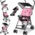 KIDIZ® Kinderwagen CITY Buggy Kinderbuggy klappbar Liegebuggy Sportwagen Faltbar 360° 4-Zoll-Räder Inkl. Sonnen- und Regenverdeck zusammenklappbar…