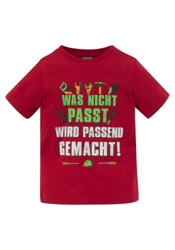 KIDSWORLD T-Shirt »WAS NICHT PASST…«