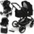 KIDUKU Kombi-Kinderwagen »KIDUKU® 3 in 1 Kombi-Kinderwagen Buggy Reisebuggy«, 3 in 1 Komplettset inkl. Babywanne Buggy Auto-Babyschale Fußsack,…