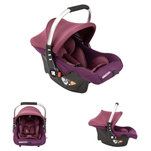 Kikkaboo Babyschale »Babyschale, Kindersitz Alvi Gruppe 0+«, 2.45 kg, (0 – 13 kg), Sonnendach abnehmbar