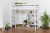 Kinderbett Hochbett/Kinderbett Dominik Buche Vollholz massiv Weiß lackiert inkl. Rollrost – 90 x 200 cm