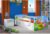 Kinderbett Jugendbett 70×140 80×160 80×180 Weiß mit Rausfallschutz Schublade und Lattenrost Kinderbetten für Mädchen und Junge – Safari 180 cm