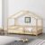 Kinderbett Knätten mit Rausfallschutz 90×200 cm Bettenhaus Hausbett Holz