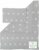 Kinderbettwäsche 100 x 135 aus 100% Bio Baumwolle – Bettbezug/Bettwäsche Set für Kinder & Baby in grau (mit weißen Sternen) für Mädchen & Jungen…
