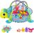 KINDEREO 3in1 Schildkröte Erlebnisdecke, Bällebad, Krabbeldecke, Spielbogen, Spieldecke, Lernmatte