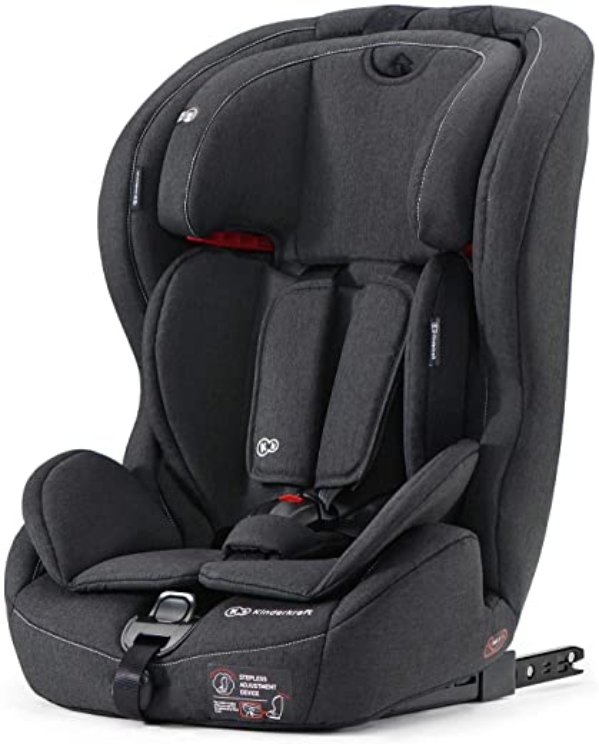Kinderkraft Kinderautositz SAFETY FIX, Autokindersitz, Autositz, Kindersitz mit Isofix und Top Tether, Gruppe 1/2/3 9-36kg, 5 Punkt…