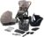Kinderkraft Kinderwagen 3 in 1 PRIME 2020, Kinderwagenset, Kombikinderwagen, Sportwagen, Buggy und Tragewanne, Babyschale, Große Räder, Luftreifen,…