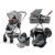 Kinderkraft Kombi-Kinderwagen »Kombi Kinderwagen Veo, 3in1, grey«