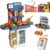 Kinderküche, 4 in 1 Trolley Koffer Spielküche inkl. Kochfeld mit Sound und Licht, Wasserhahn mit Wasser-Pump-Funktion, Kinderküche zubehör mit…