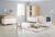 Kinderzimmer Babyzimmer komplett Set Boks breit groß von Pinolino, mit Kinderbett, Schrank und Bett, weiß