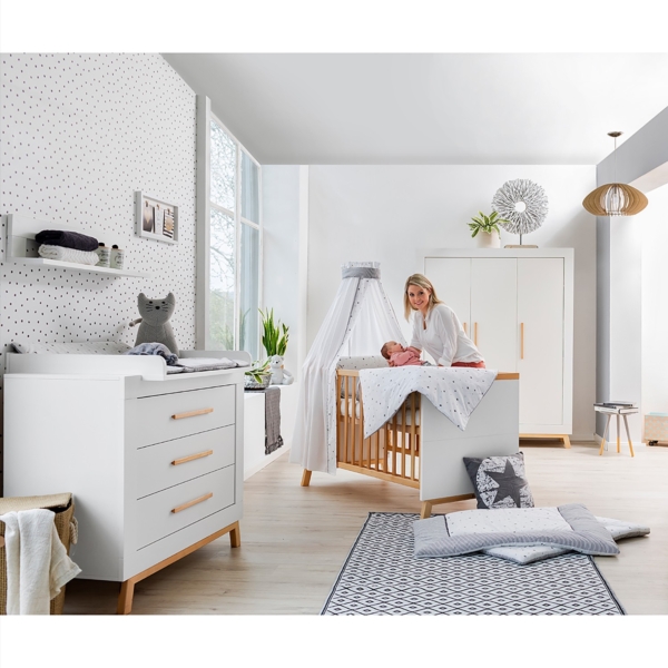 Kinderzimmer-Set Miami White II (3-tlg.)