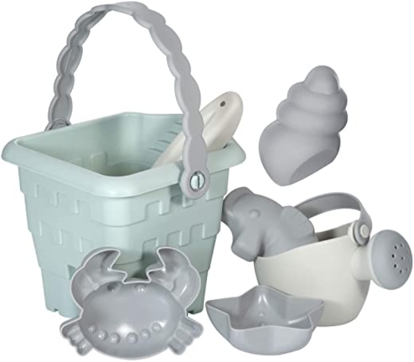 Kindsgut Sand-Spielzeug, aus leichtem Material und ideal für Kleinkinder und unterwegs, in dezenten Farben und schönen Formen, Tilda