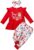 KINGC Babykleidung Set Baby Mädchen Langarm Body Strampler + Hose + Stirnband Mütze Kleinkinder Neugeborene Warme Babyset Kleidung Daddy’s Prinzessin