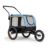 KLARFIT Fahrradkinderanhänger »Corgi 2-in-1 Hundeanhänger & Hundebuggy 600D Oxford Stahlrohr Warnwimpel«