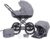 Knorrbaby Kombi-Kinderwagen »Kreta, hellgrau mit Punkten«, Made in Europe; Kinderwagen