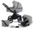 Knorrbaby Kombi-Kinderwagen »Life+ 2.0, Graphit«, (11-tlg), Gestell faltbar; Made in Europe; Kinderwagen