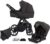 Knorrbaby Kombi-Kinderwagen »Luzon Black Edition, Schiefer«, (11-tlg), Gestell faltbar; Made in Europe; Kinderwagen