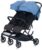 Knorrbaby Zwillingsbuggy »Twin-Easy Fold, Blau«, faltbar; Zwillingskinderwagen; Kinderwagen für Zwillinge; Buggy für Zwillinge; Zwillingswagen