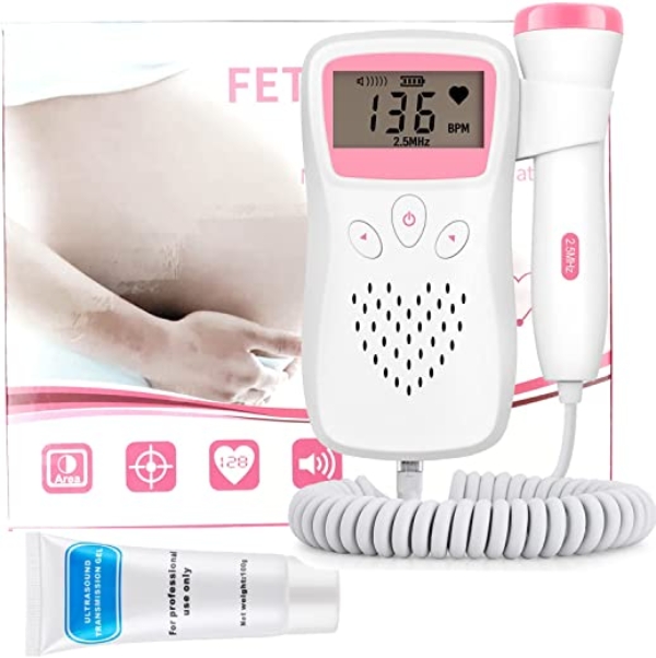 Kopfhörer Schwangerschaft Baby-Herzmonitor für die Schwangerschaft, Herzschlagmonitor für Babys, Geschenk für werdende Mutter, Monitor für den…