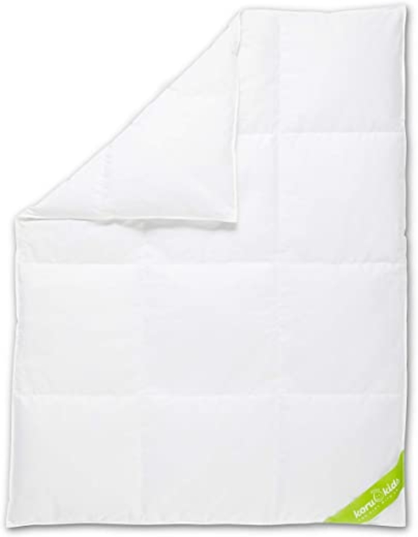 Koru Kids® Kinder Daunendecke 100 x 135 cm – 100% kanadische Landdaunen – Kinderbettdecke – Baby Daunendecke 100×135 – Made in Germany – für Baby…