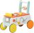 labebe Baby Lauflernwagen Holz Fuchs Lauflernhilfe 2 in 1 Push Pull Spielzeug Activity Babywalker Kinderwagen für Kinder ab 1 Jahre