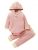 Lapastyle Shirt & Hose »Zweiteiliger Anzug Einfarbig Unisex-Baby mit kontrastierendem Kapuzen Strampler und Hose«