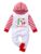Lapastyle Strampler »Unisex Baby-Weihnachten mit Gestreifter Kapuzen Strampler«