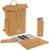 LÄSSIG Baby Wickelrucksack mit Wickelunterlage, Kinderwagenbefestigung, Flaschenwärmer wasserabweisend nachhaltig produziert/Rolltop Backpack curry