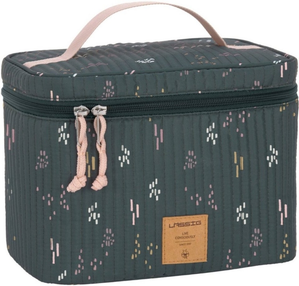 LÄSSIG Wickeltasche »Blobs Forest, Wickeltisch Organizer«, PETA-approved vegan