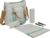 LÄSSIG Wickeltasche »Green Label, Mix’n Match Bag, Light Grey«, inklusive Wickelunterlage; zum Teil aus recyceltem Material