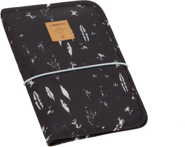 LÄSSIG Windeltasche »Casual Changing Pouch, Feathers Black«, PETA-approved vegan