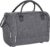 LCP Kids Stilvolle Wickeltasche SYDNEY + Kinderwagen Halterung & Wasserdichte Wickelunterlage – Ideal als Weekender – GRAU