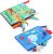 LEADSTAR Baby Stoffbuch, 2 Stück Baby Soft Bilderbuch Badebuch Tuchbuch Kuschelbuch Babybuch Spielbuch Pädagogisches Spielzeug Entdeckungsbuch aus…