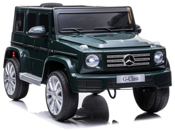 LEAN Toys Elektro-Kinderauto »Kinder Elektroauto Mercedes G500 V8 Grün 12V«, 12V Kinderfahrzeug Kinderauto elektrisch