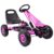 LEAN Toys Go-Kart »Kinder Go-Kart Top Speed Cart Pink Rider Gokart«, 3-8 Jahre Luftreifen rosa Tretauto GoKart