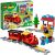 LEGO 10874 DUPLO Dampfeisenbahn, Spielzeugeisenbahn mit Licht & Geräuschen und Push-&-Go-Motor, Spielzeug, Geschenk für Mädchen und Jungen ab 2 Jahren