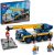 LEGO 60324 City Geländekran, Mobilkran, LKW-Spielzeug, Kinderspielzeug für Jungen und Mädchen ab 7 Jahren mit Baufahrzeugen