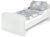 Leomark Funktionsbett aus Holz – White – Kinderbett mit Matratze, Holzbett mit Seitenschutz Lattenrost, Komplett Set für Kinderzimmer, Praktisches…