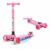 LETGOSPT Dreiradscooter »Kinder Roller Faltbar LED Räder Kinderscooter Dreiradscooter Scooter Cityroller für Kinder ab 3 Jahre«, Kinderroller…