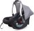 LETTAS Babyschale Baby-Autositz mit Sonnenverdeck Gruppe 0+ Kindersitz (0-13 kg), nutzbar ab der Geburt bis ca. 12 Monate ECE-R 44/04