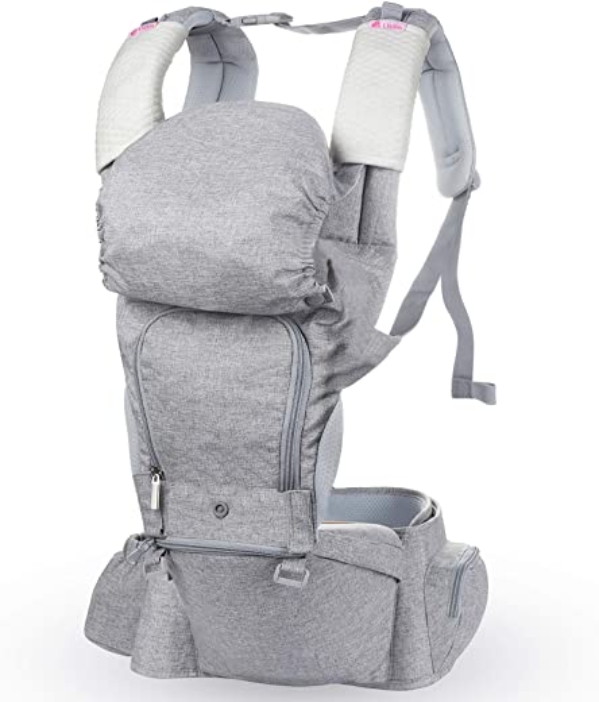 Lictin Babytrage Bauchtrage 3,5-20kg für Neugeborene 6 in 1 Ergonomische Baby Trage für Alle Jahreszeiten mit CE Zertifizierung
