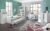 lifestyle4living Jugendzimmer, Jugendmöbel, Teenagerzimmer, Kinderzimmer, Junge, Mädchen, komplett-Set, alpinweiß, 5-TLG, Beton lichtgrau