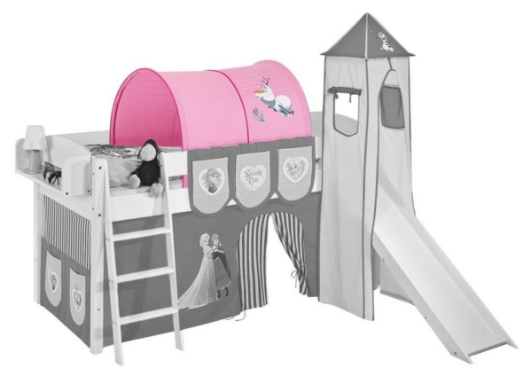 Lilokids Betttunnel »Tunnel Frozen Lila Rosa Eiskönigin – für Hochbett, Spielbett und Etagenbett – LILOKIDS«, Made in Europe