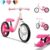Lionelo Alex Laufrad Kinder Fahrrad bis 30 kg Sattel und Lenker einstellbar 12 Zoll Eva Schaumräder robuste Konstruktion Lenkeinschlagsbegrenzung…