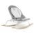 lionelo Babyschaukel »Lionelo Rosa GRAU WEISS Babywippe Babyschaukel Wippe Schaukelstuhl drehbar aus Holz und Metall – Skandinavisches Design«