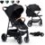 lionelo Kinder-Buggy »ALEXIA«, Moskitonetz Tasche Kinderwagenbezug UPV 50+ SET