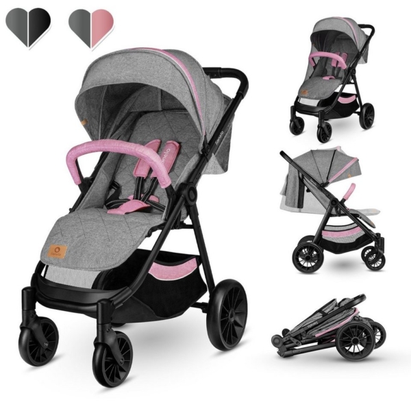 lionelo Kinder-Buggy »Natt«, zusammenklappbar Moskitonetz bis 22 Kg Leicht